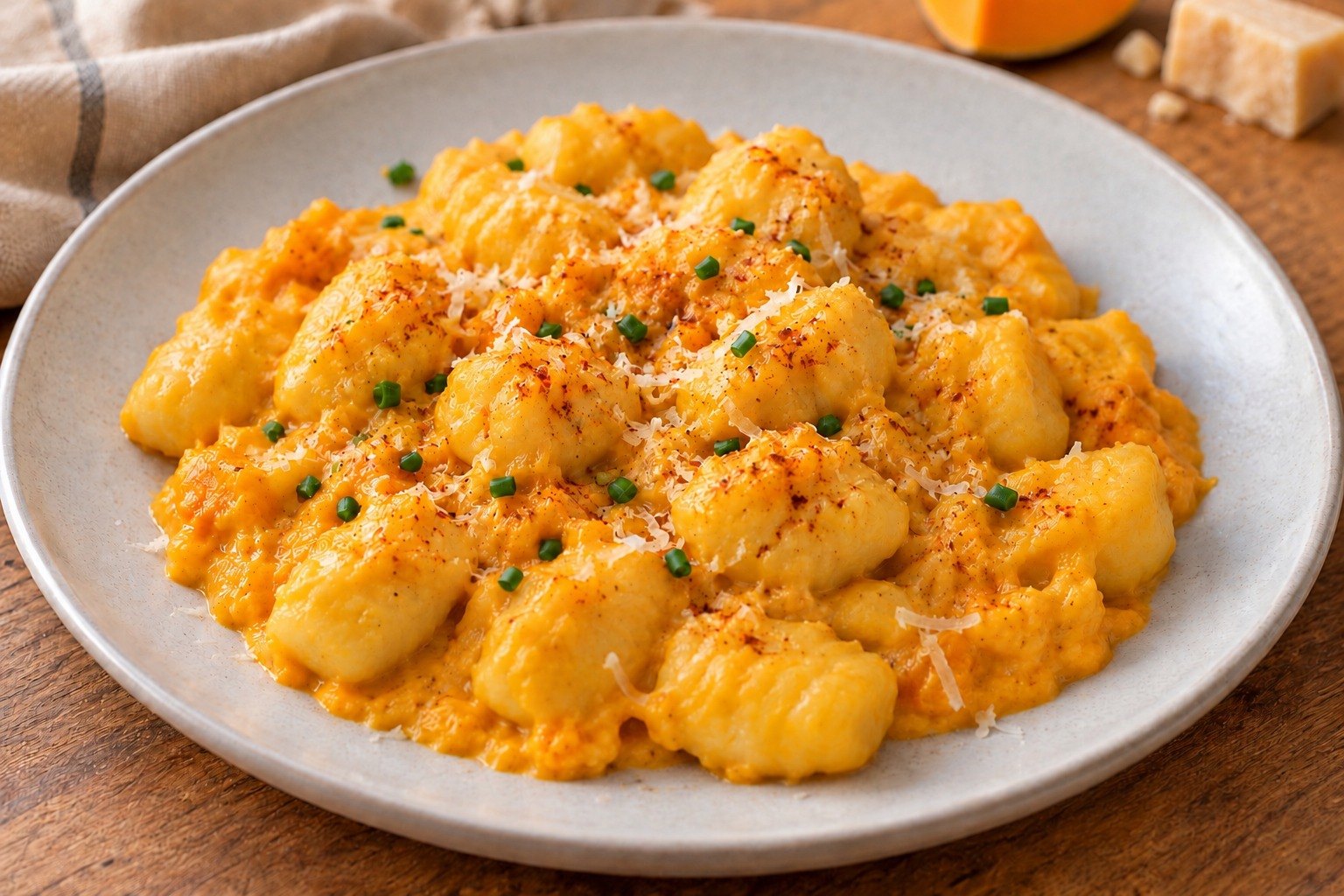 Gnocchis crémeux au potimarron 🎃