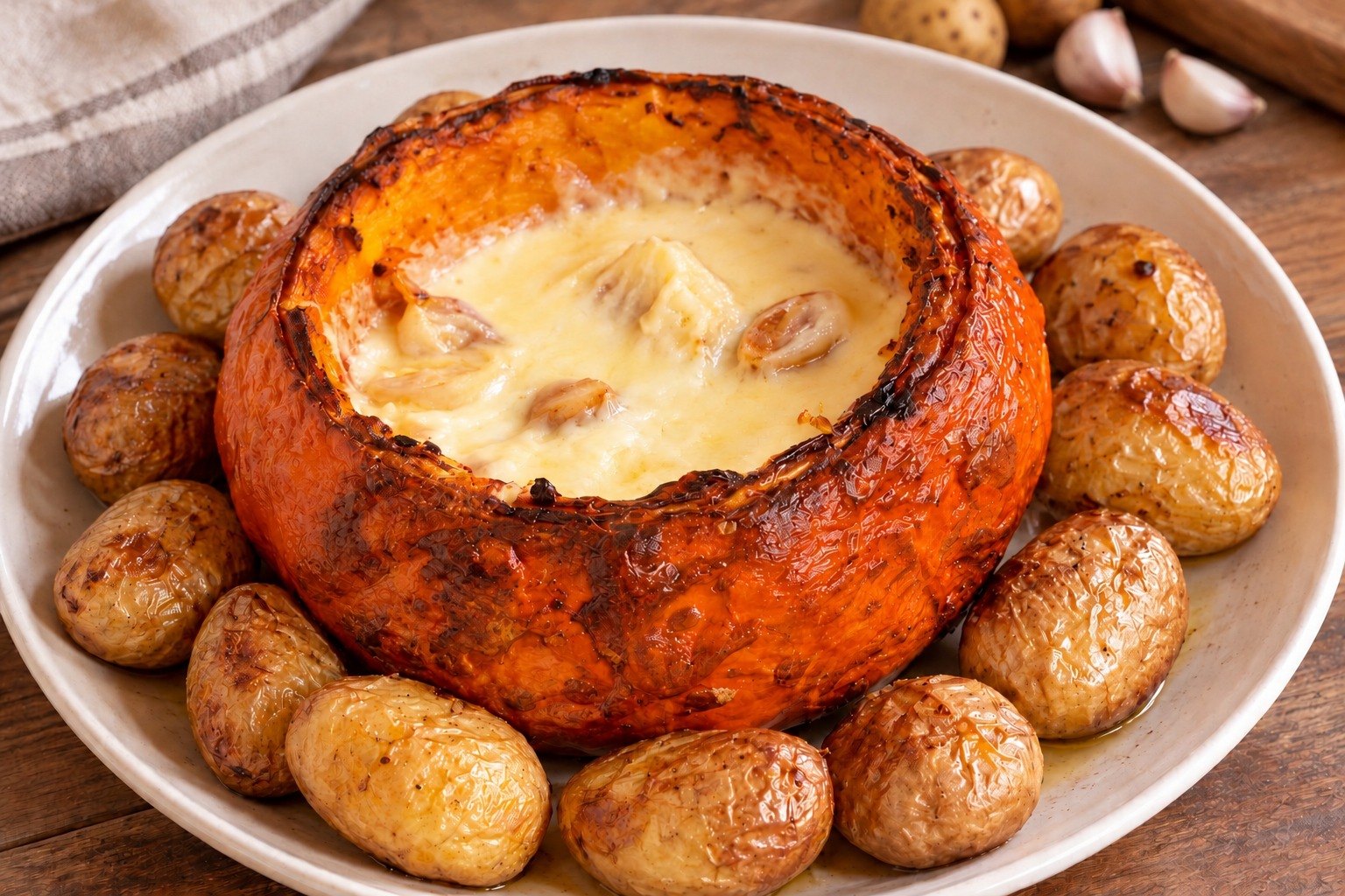 Potimarron rôti au Mont d’Or 🎃