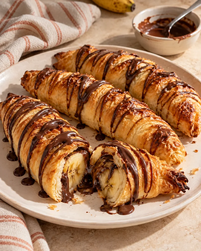 Bananes feuilletées