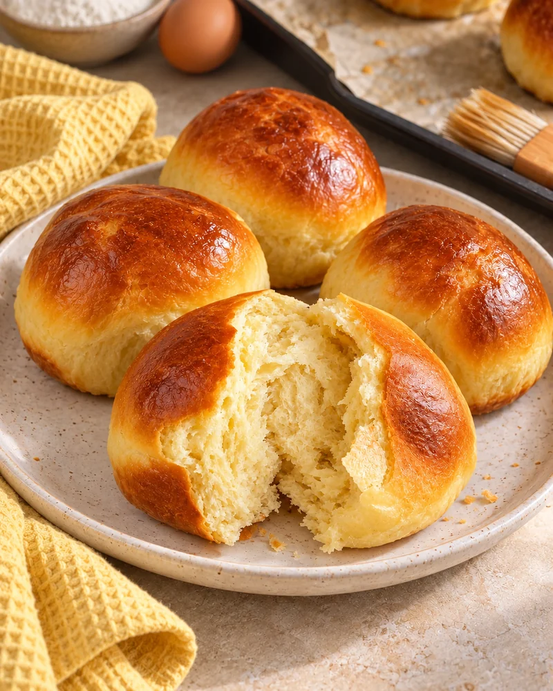 Brioches maison sans robot