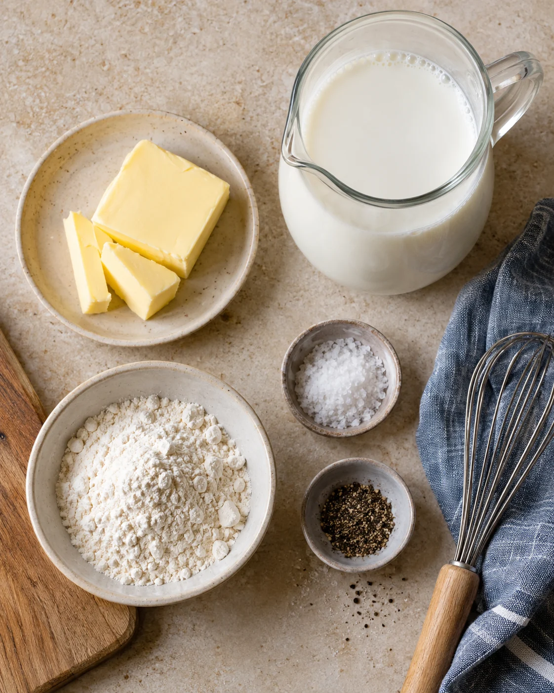 Ingrédients pour Béchamel maison