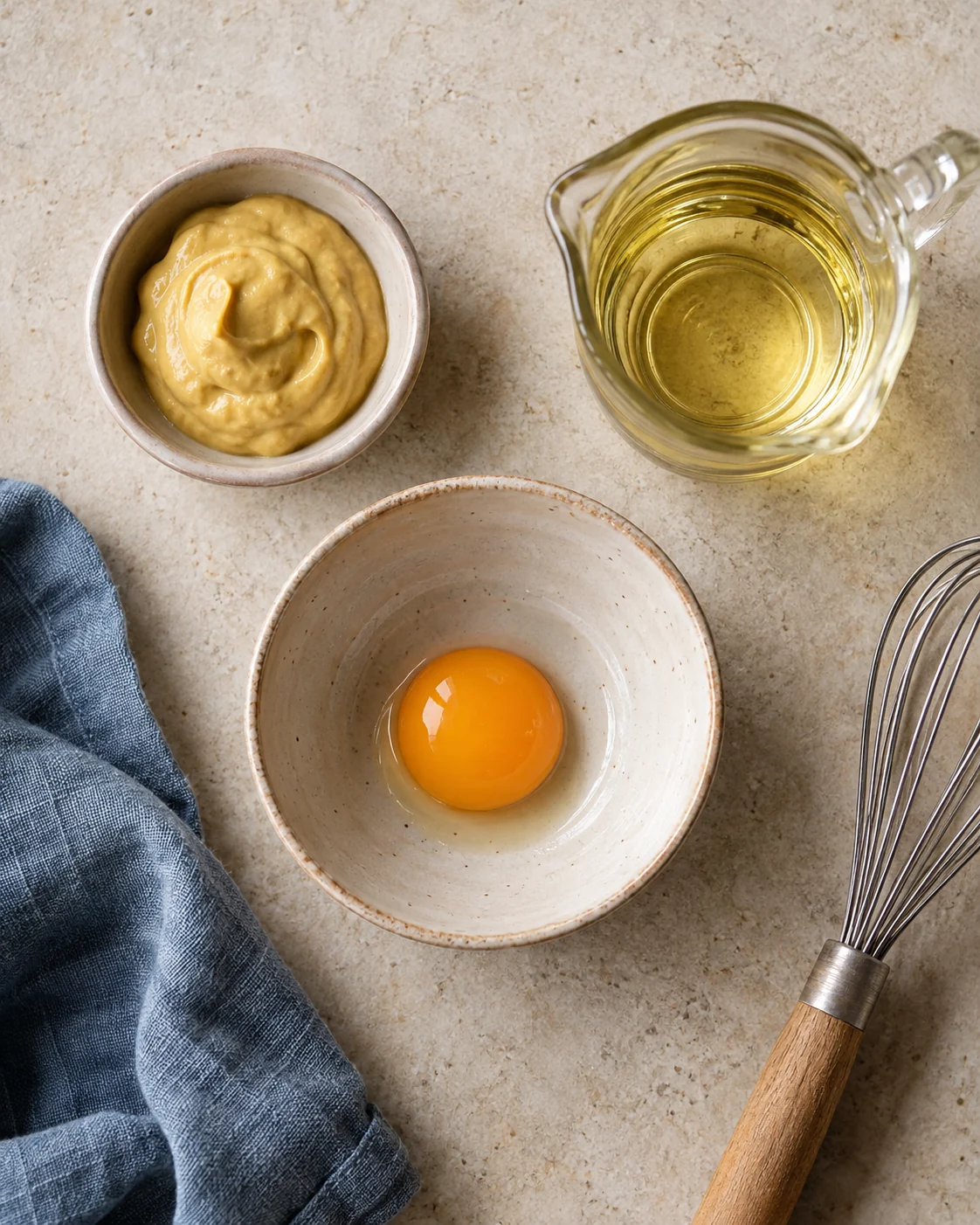 Ingrédients pour Mayonnaise maison