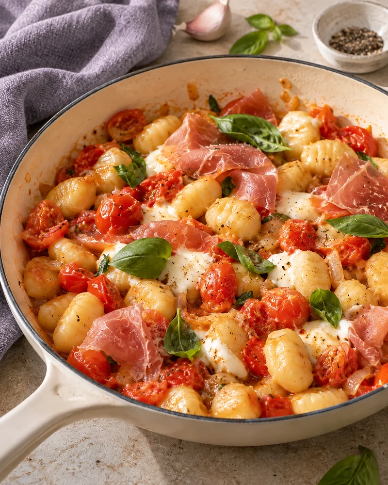 Gnocchis tomates mozza