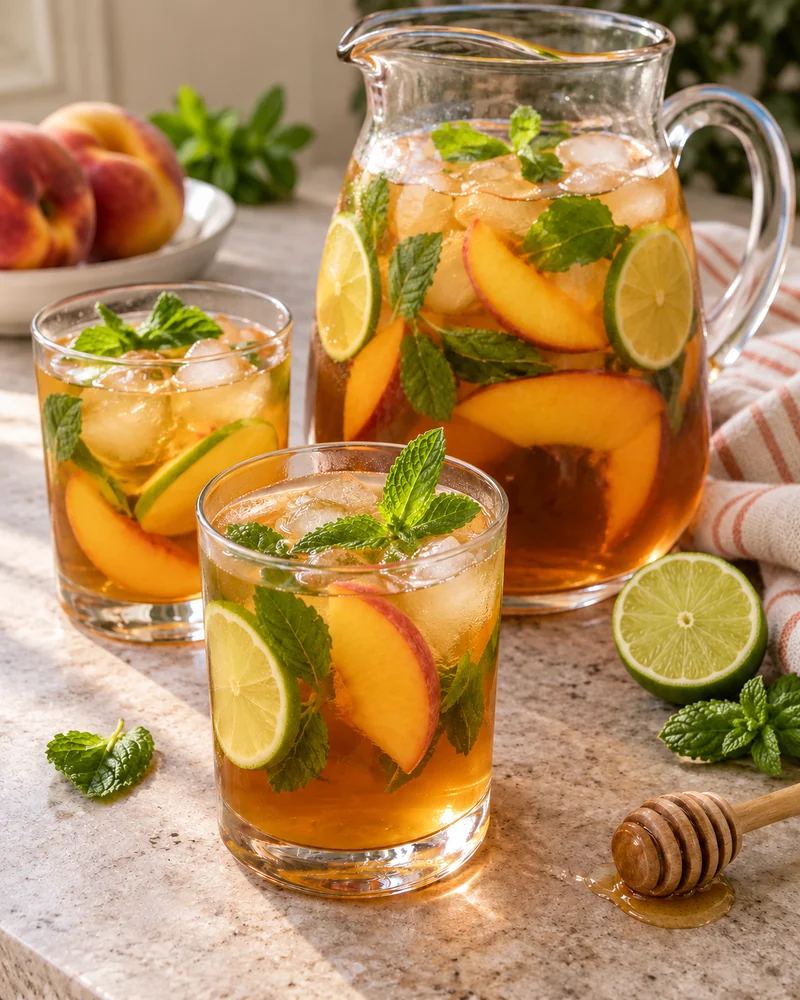 Ice tea pêche