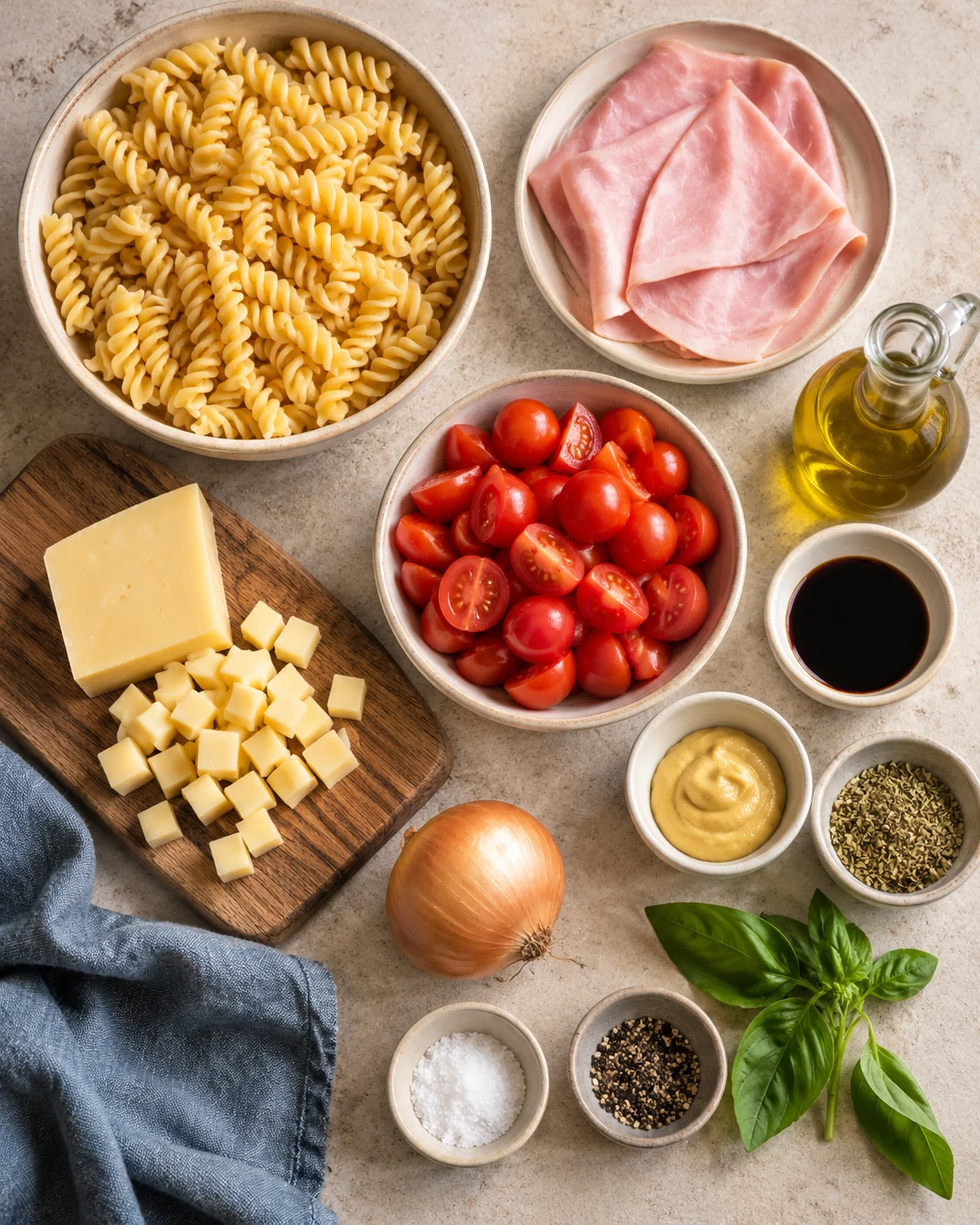 Ingrédients pour Salade de pâtes froide