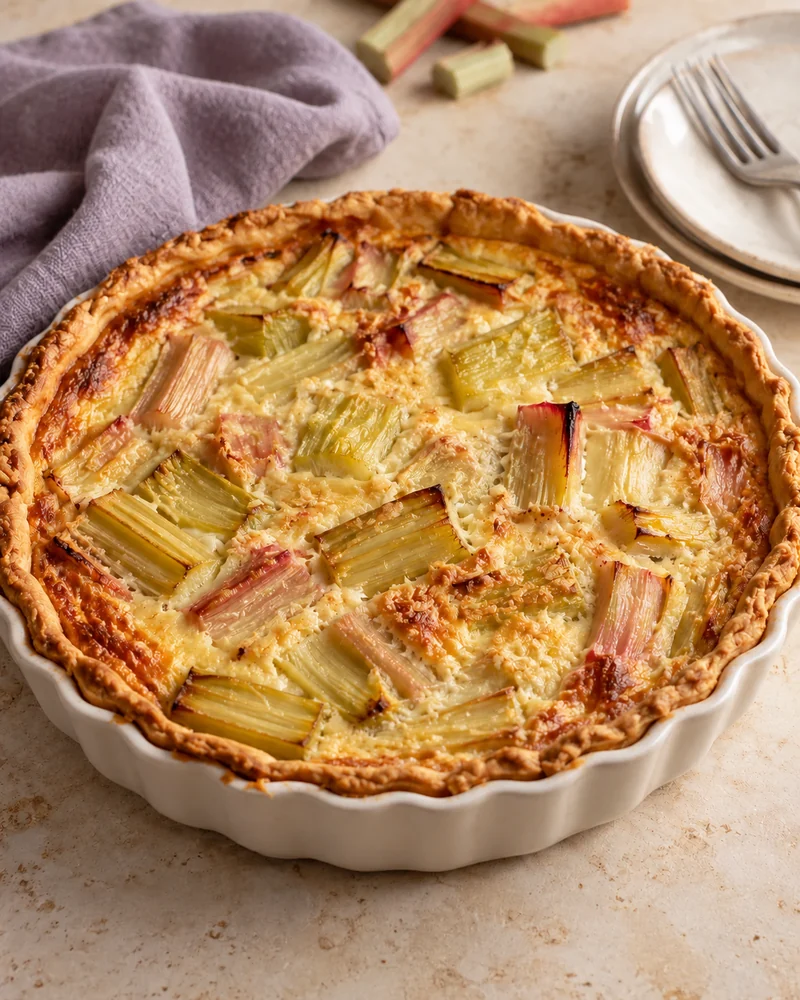 Tarte à la rhubarbe