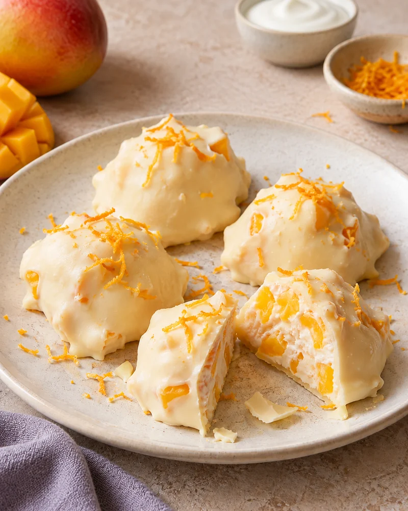 Snack glacé à la mangue