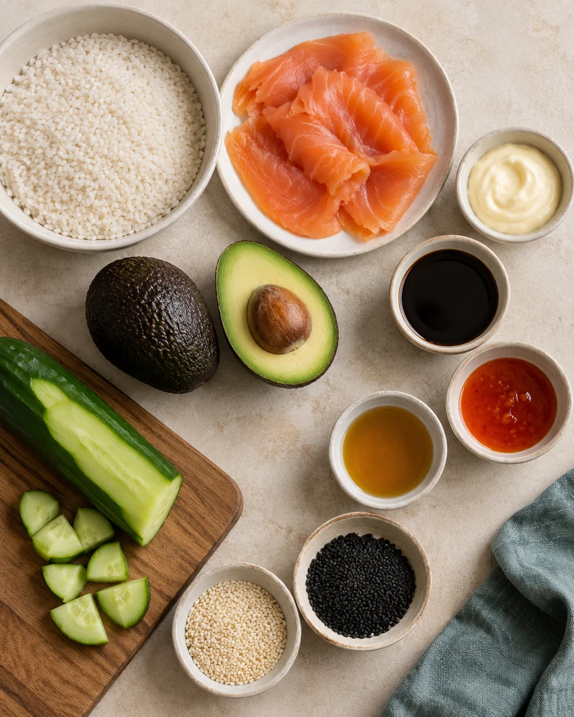 Ingrédients pour Sushi Balls