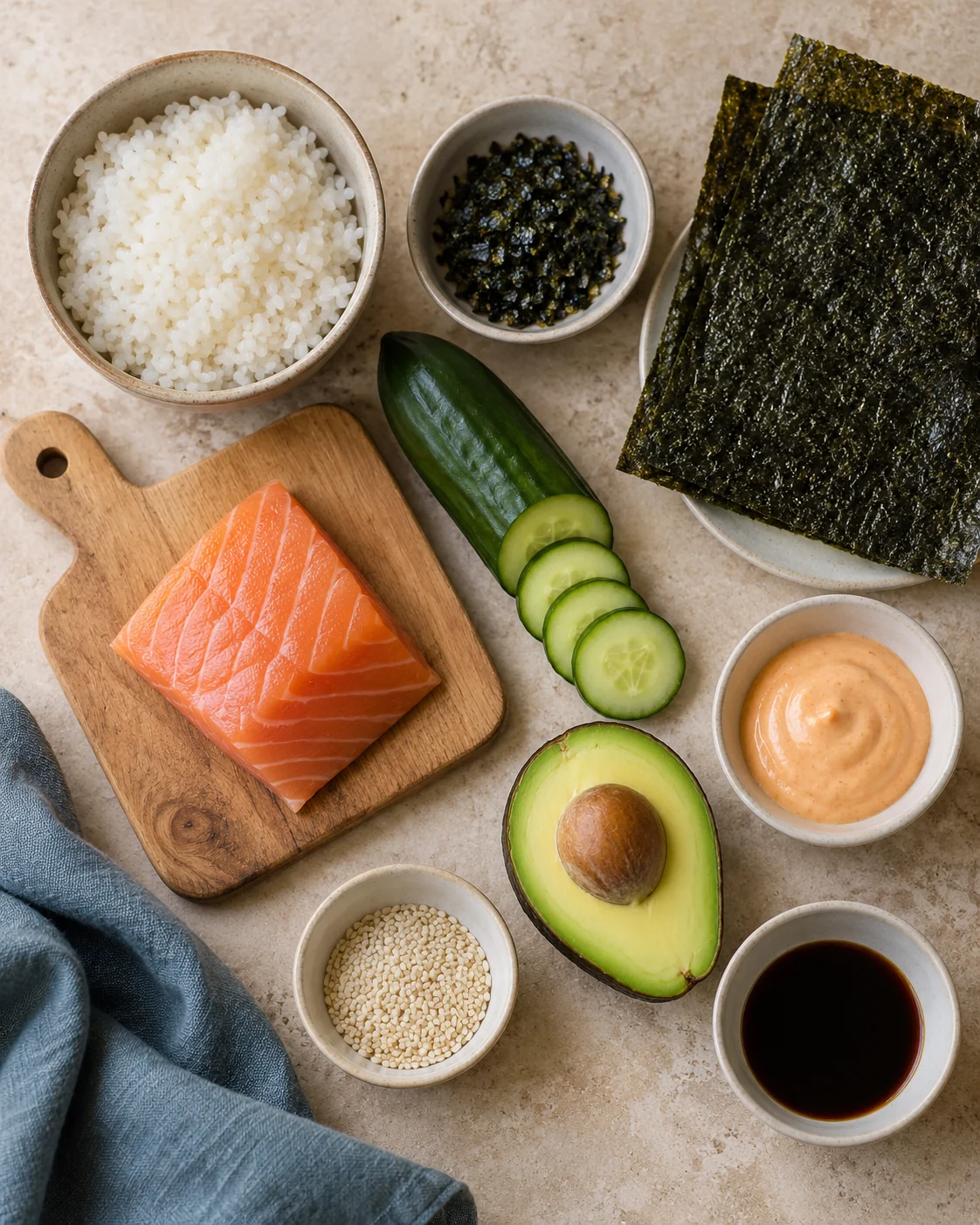 Ingrédients pour Sushi Sandwich