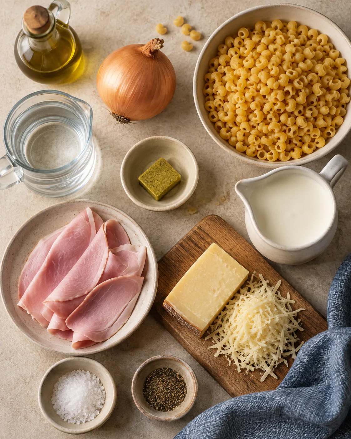 Ingrédients pour Risotto de pâtes