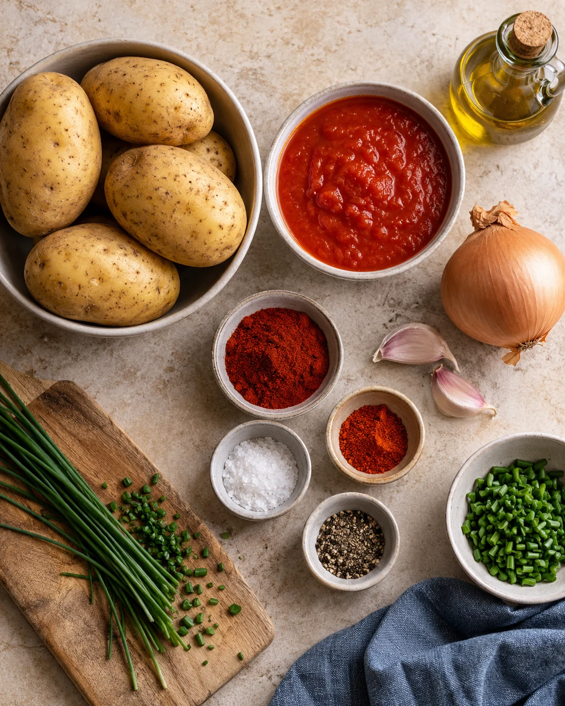 Ingrédients pour Patatas Bravas