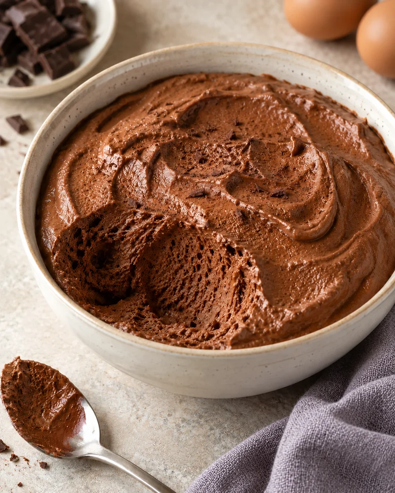 Mousse au chocolat - 2 ingrédients