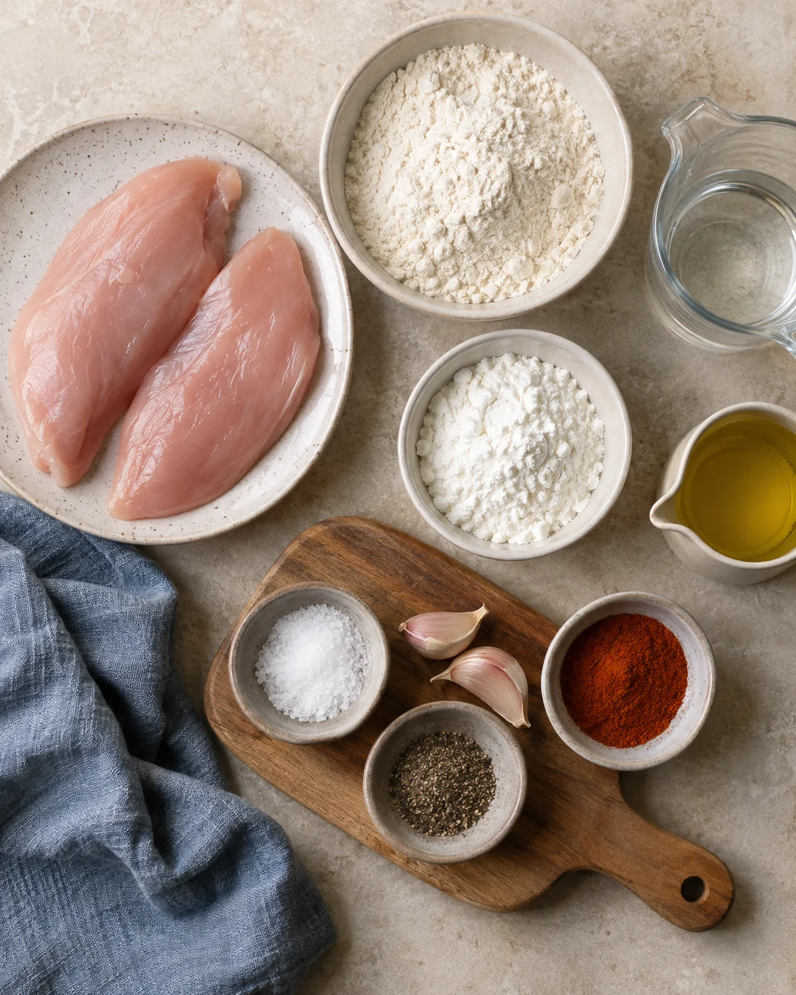 Ingrédients pour Nuggets de poulet