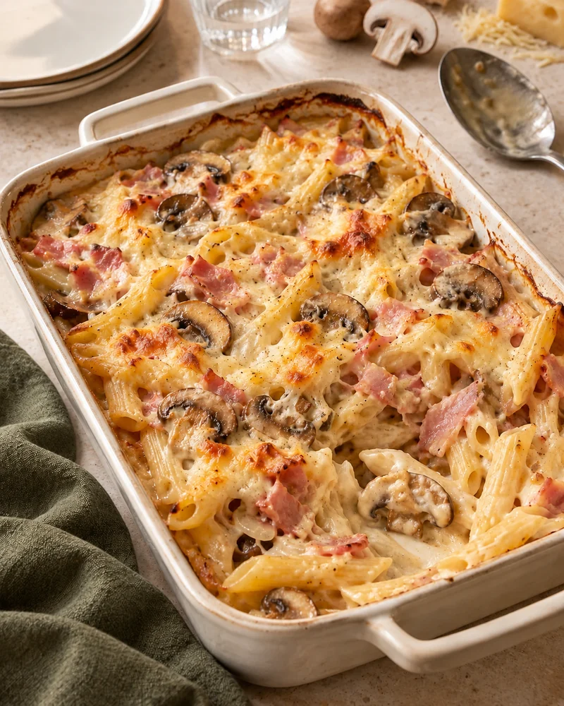 One pot pasta aux champignons
