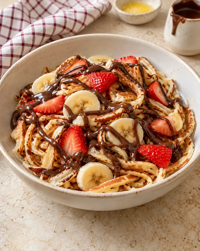 Pancakes spaghettis