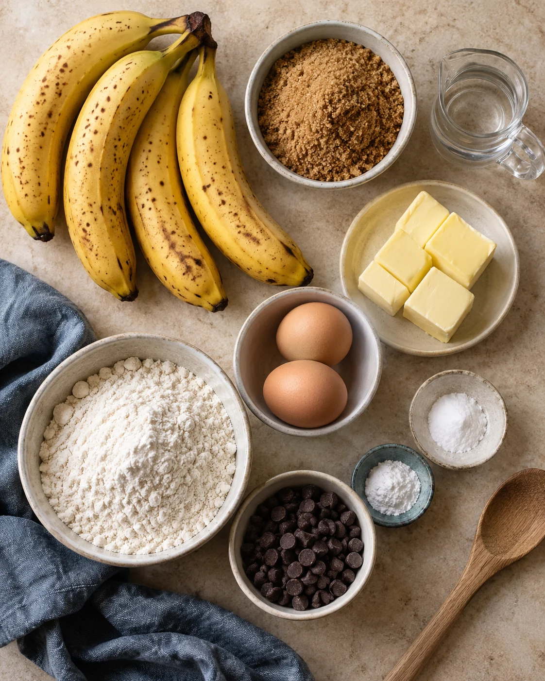 Ingrédients pour Banana bread