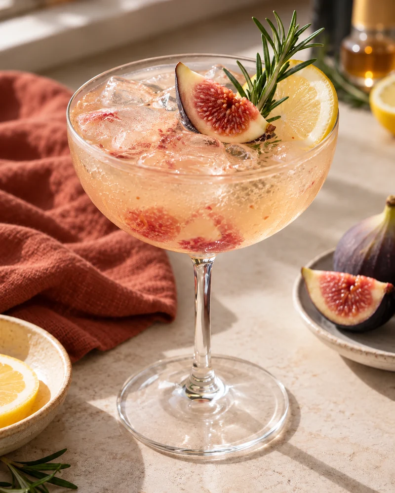 Gin royal figues
