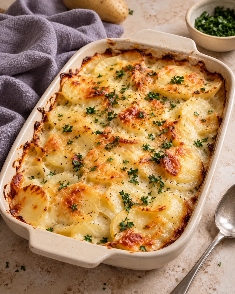 Gratin de pommes de terre raclette