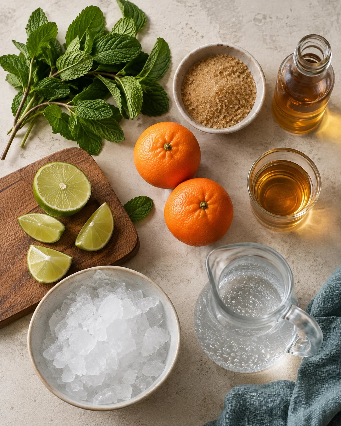 Ingrédients pour Mojito clémentines