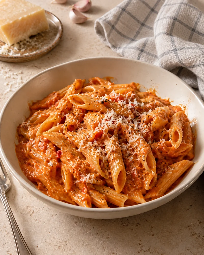 Pâtes façon arrabbiata