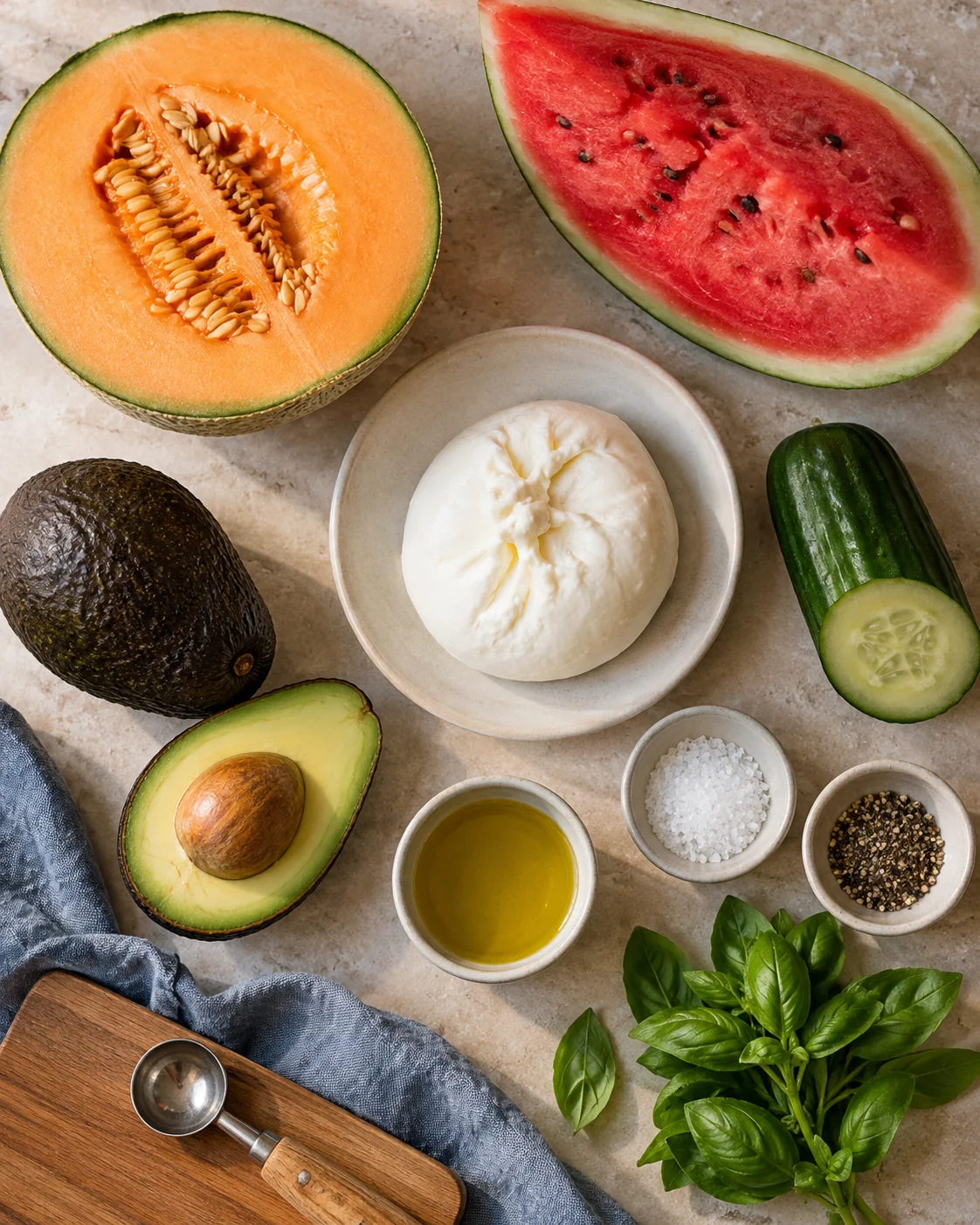 Ingrédients pour Salade d’été
