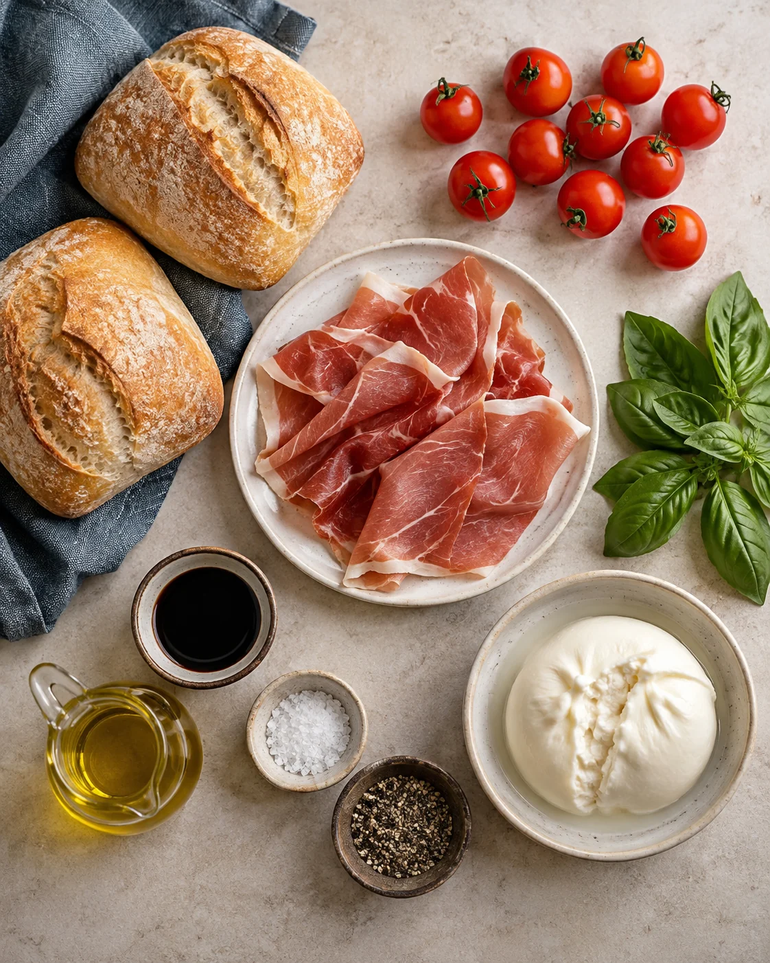 Ingrédients pour Sandwich haché
